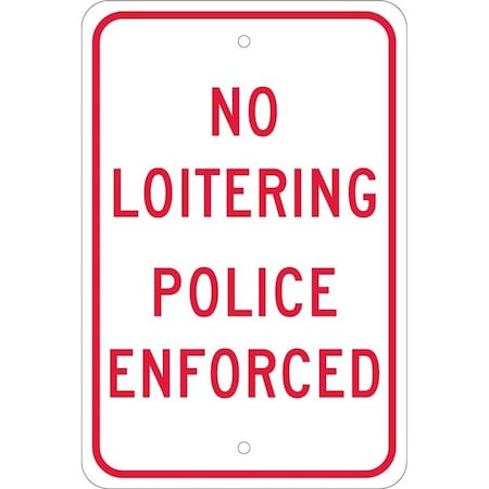 Nmc NO LOITERING POLICE, TM63G TM63G